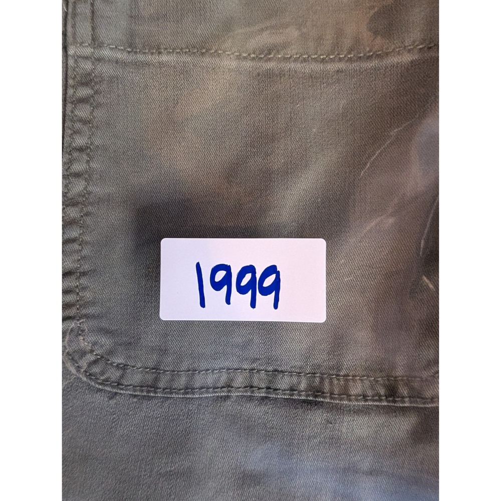 American Eagle Cargo Pants Women 0 Olive Green Stretch Utility 90s Y2K Gorpcore - Picture 12 of 12